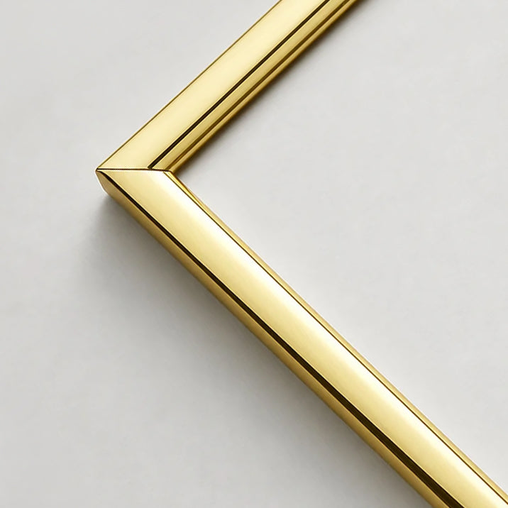 Aluminiumrahmen Gold nach Maß - Schmal (6 mm)