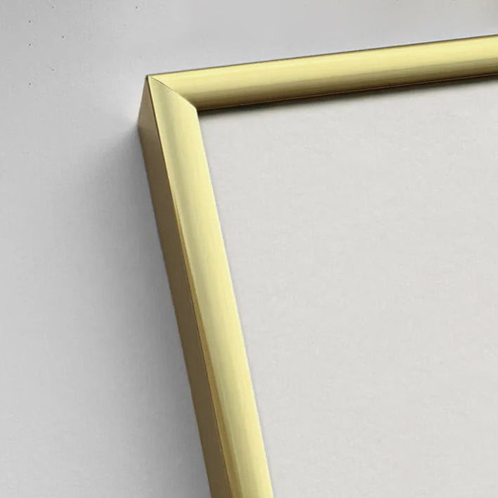 A0 Aluminiumrahmen Gold - Schmal (6 mm) - 84,1x118,9 cm