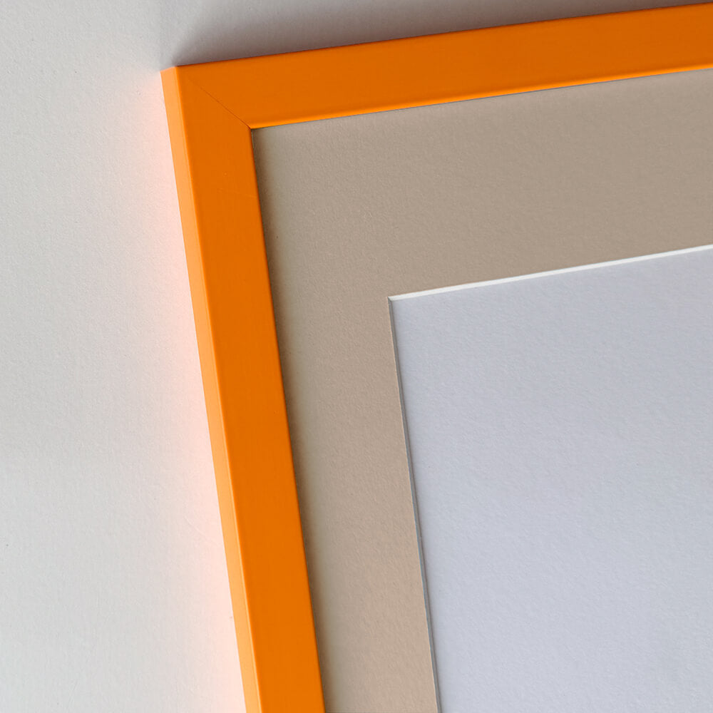 Orange matter Holzrahmen – Schmal (15 mm) – 30×30 cm