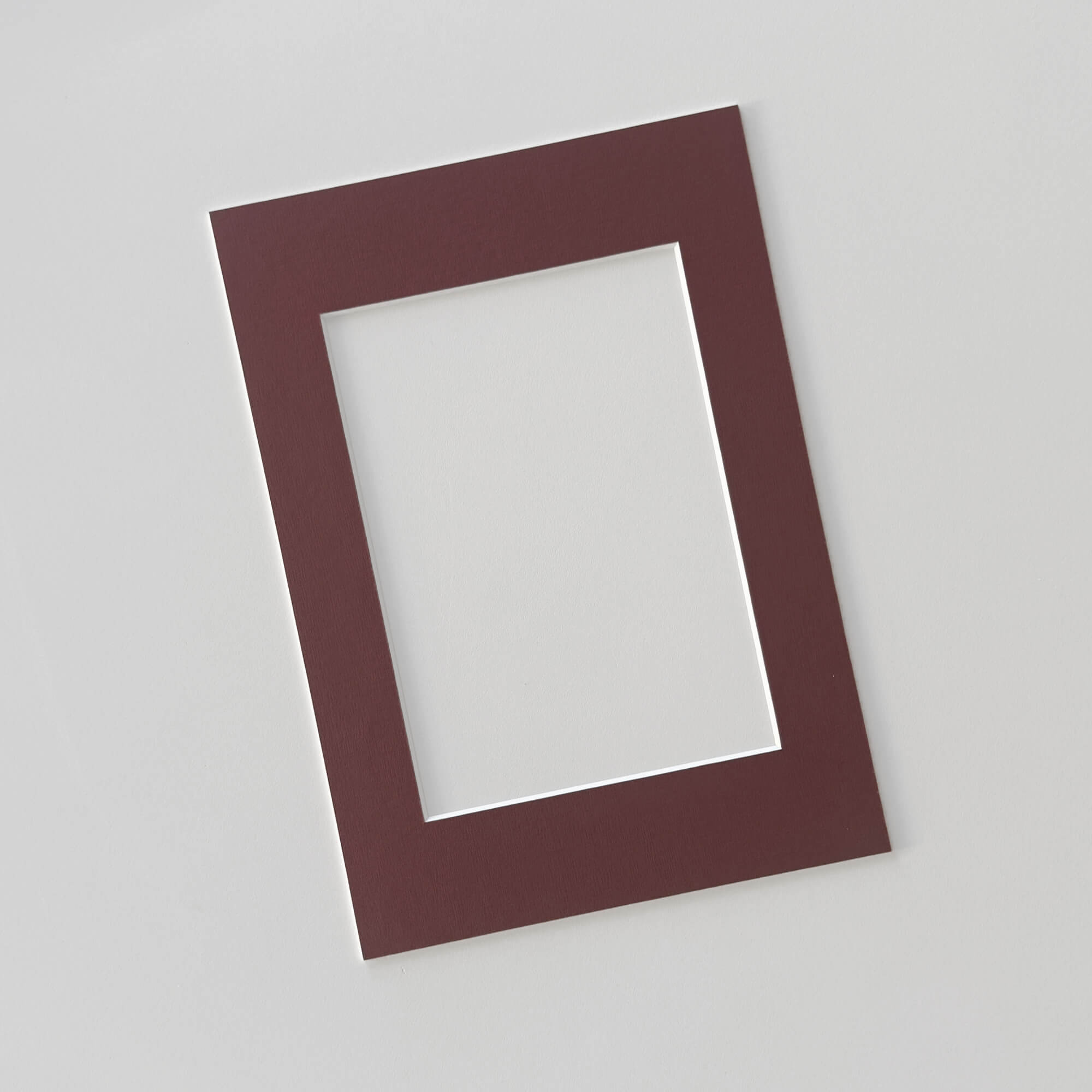 Rotbraunes Passepartout