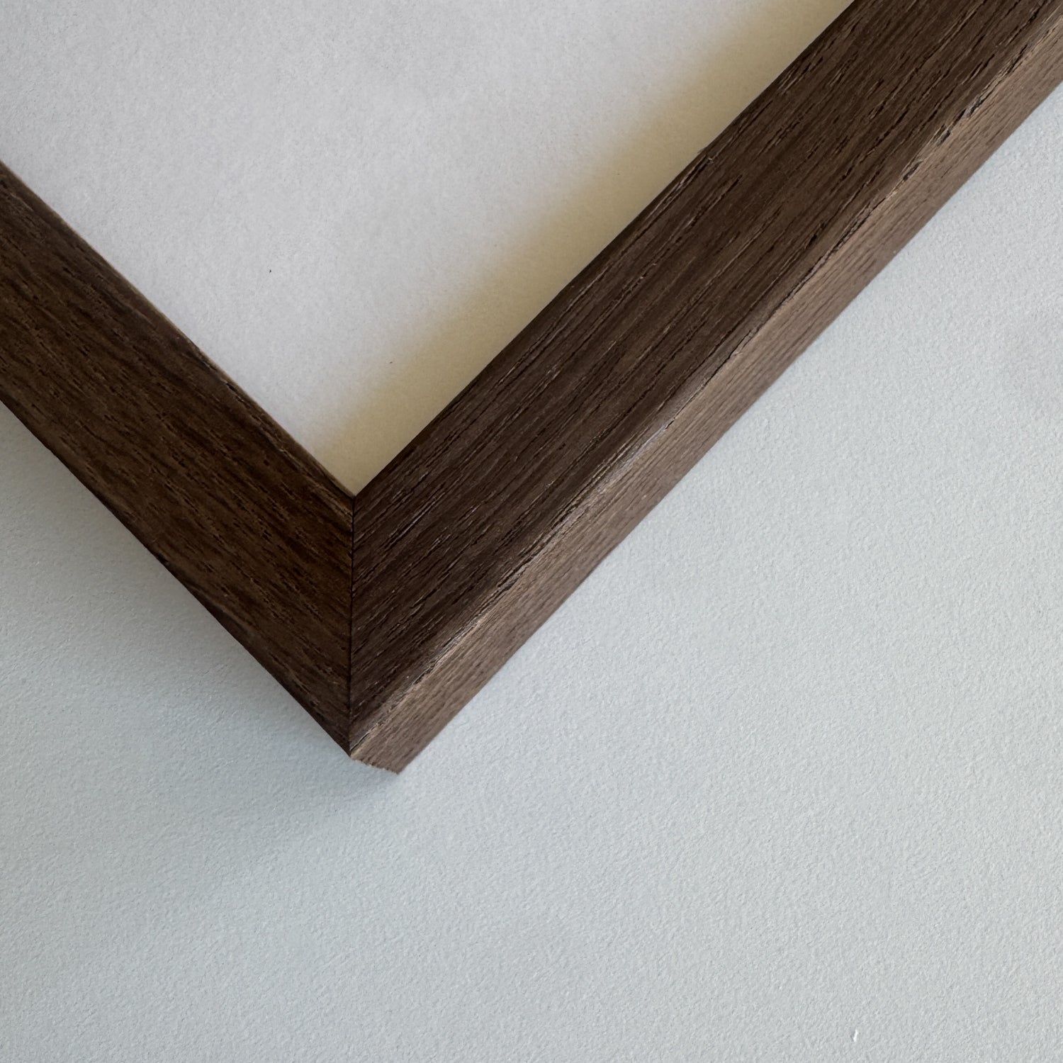 Räuchereiche Holzrahmen - Breit (20 mm) - 100x140 cm