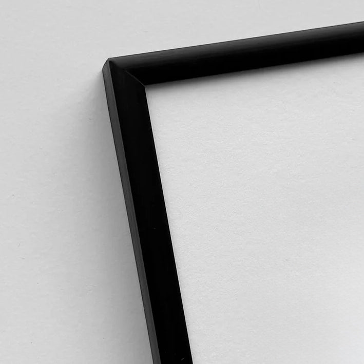 Schwarzer Aluminiumrahmen - Schmal (9 mm) - A3 (30 x 42 cm)