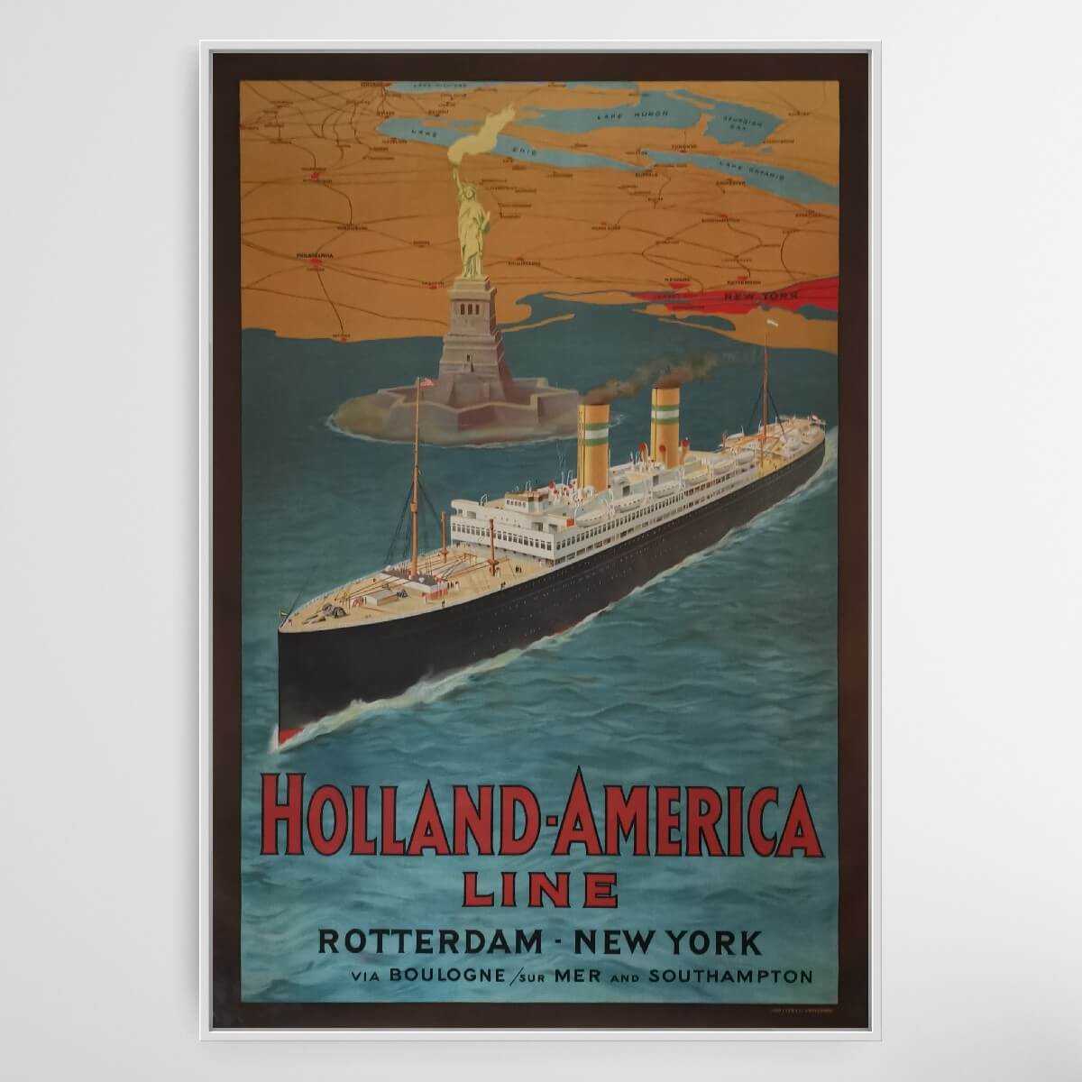 Volendam | Rotterdam-New York | Holland-Amerika-Linie