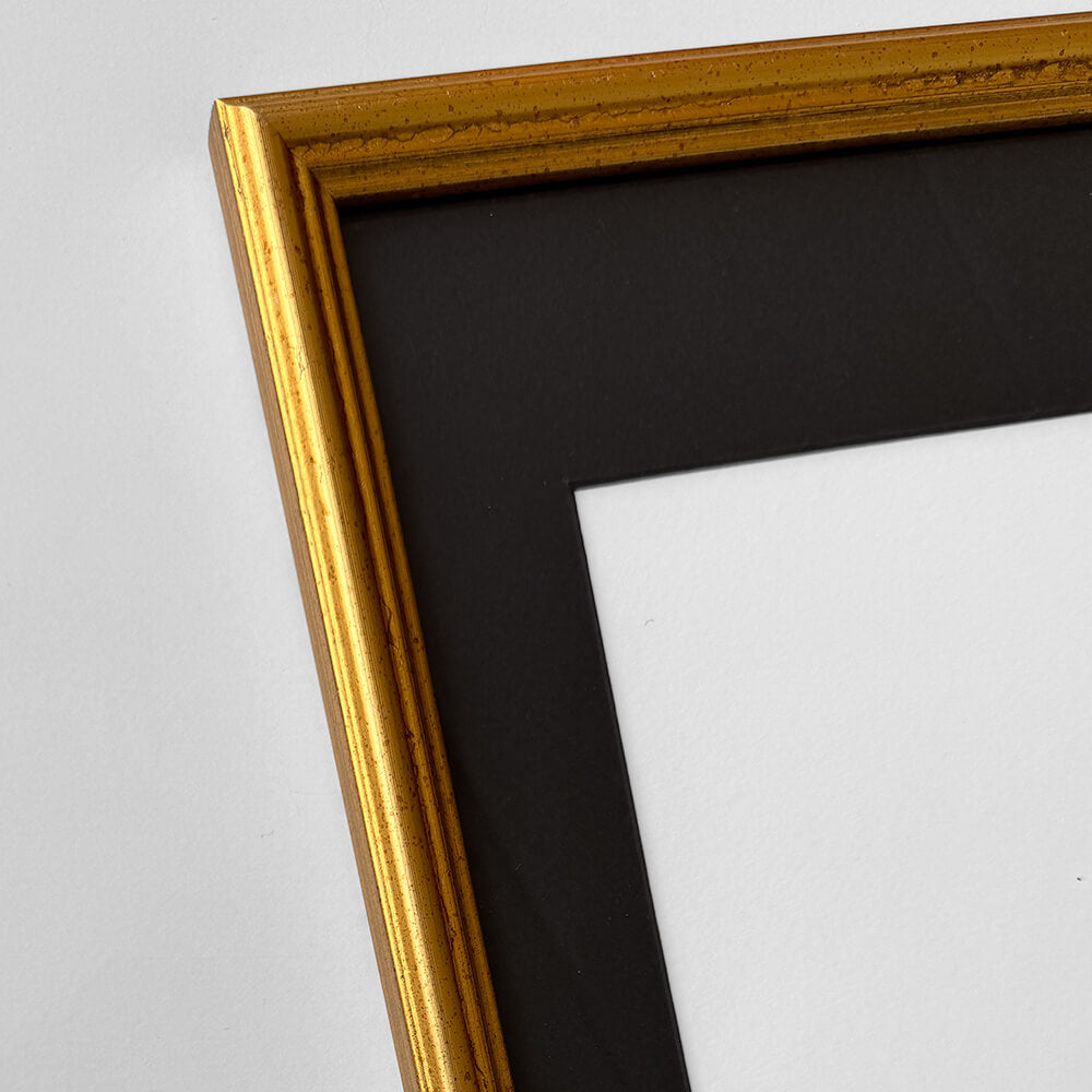 Vintage-Goldrahmen – schmal (15 mm) – A3 (30x42 cm)
