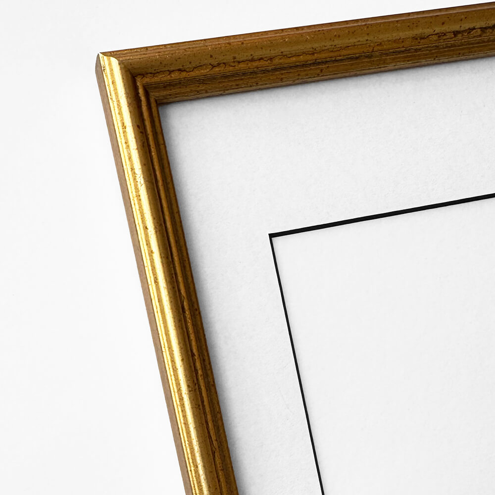 Vintage-Goldrahmen – Schmal (15 mm) – 50x70 cm