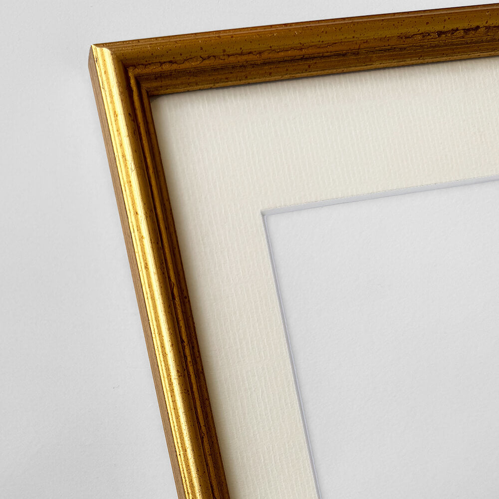 Vintage-Goldrahmen – Schmal (15 mm) – 50x70 cm