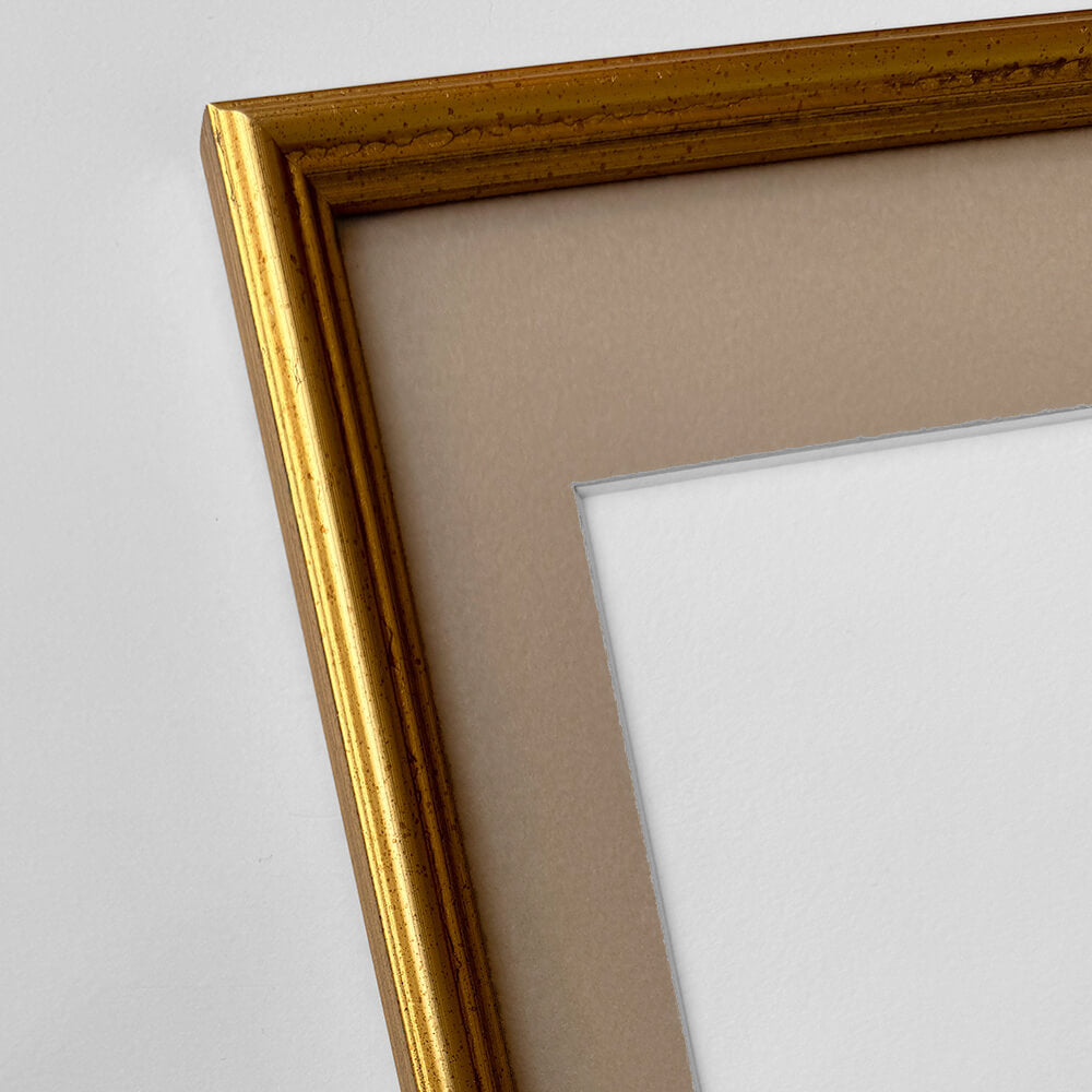 Vintage-Goldrahmen – Schmal (15 mm) – 50x70 cm