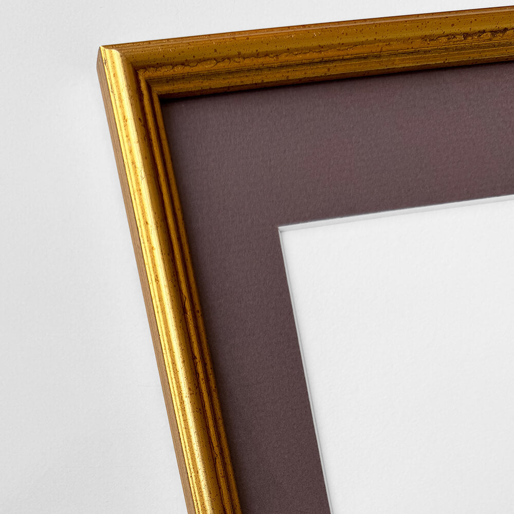 Vintage-Goldrahmen – Schmal (15 mm) – 50x70 cm