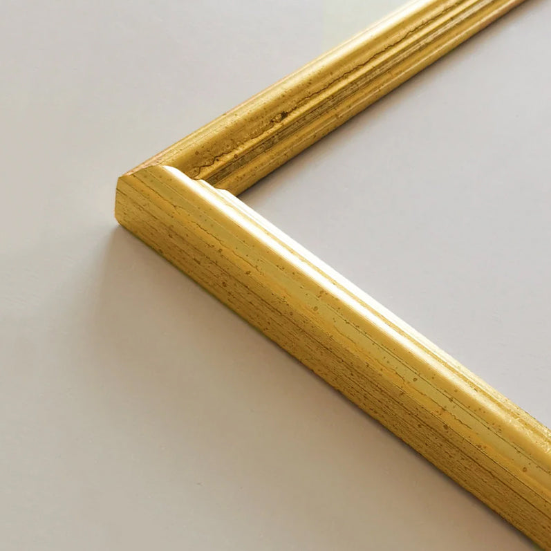 Rahmenprobe: Vintage Goldrahmen – Schmal (15 mm)