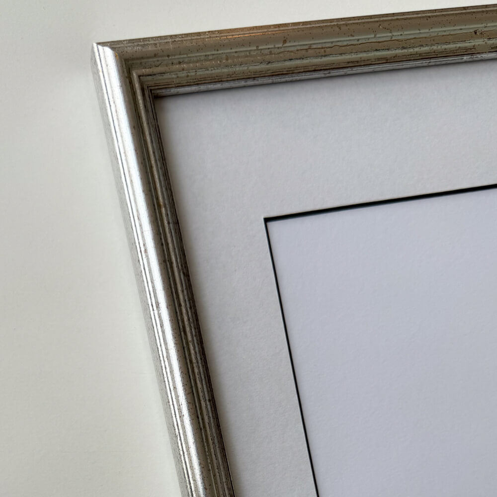 Vintage-Silberrahmen – Schmal (15 mm) – 50 x 60 cm