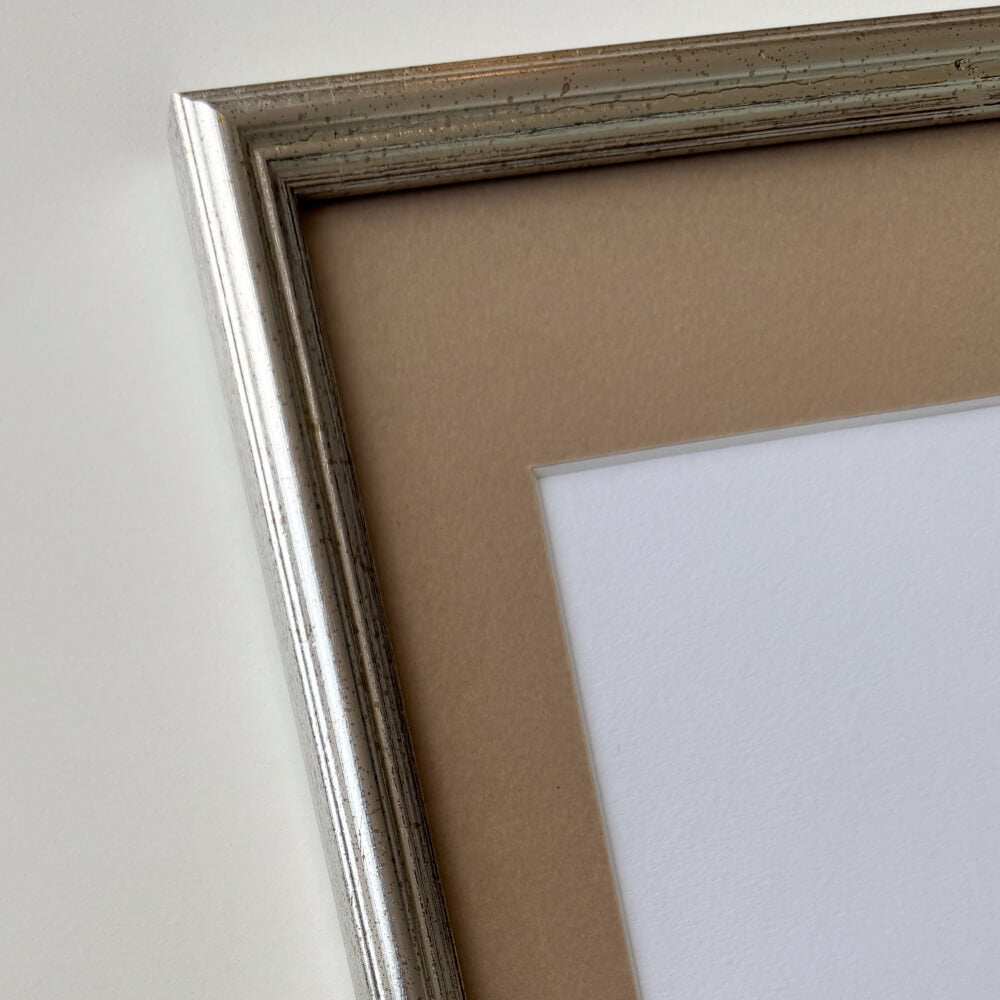 Vintage-Silberrahmen - Schmal (15 mm) - A3 (30x42 cm)