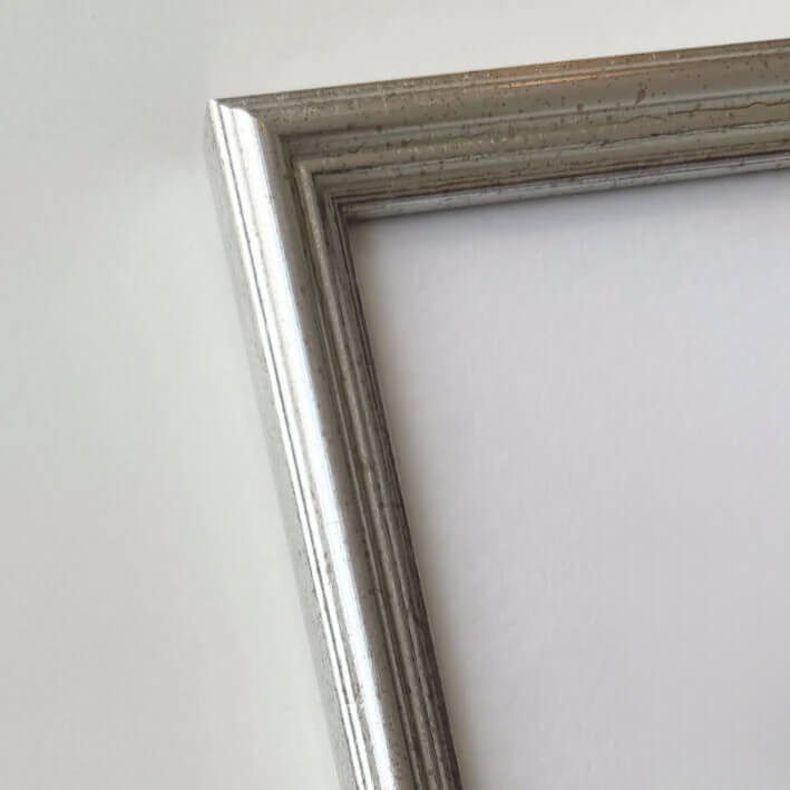 Vintage-Silberrahmen - Schmal (16 mm) - 30x30 cm